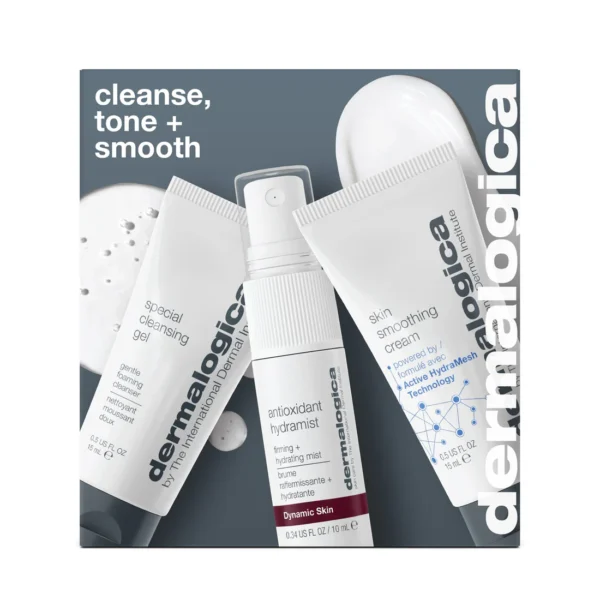 Dermalogica Travel Kit - Cleanse, Tone + Smooth
